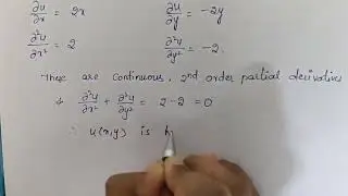 Conjugate Harmonic functions,  & solved problems, functions of complex variables | engineering