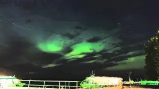 Northern lights time lapse