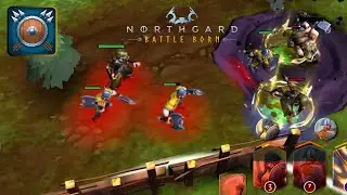Northgad: Battleborn Gameplay - 3v3 Tactical Battle (Android)