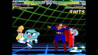 MUGEN Request: Superman & Homero Vs Gumball & Morrigan