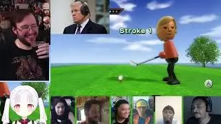 US Presidents Play Wii Sports Golf [REACTION MASH-UP]