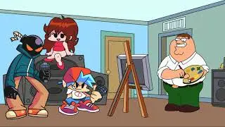 Friday Night Funkin' Animation # BF x GF & Whitty (FNF ANIMATION)