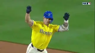 Tyler O’Neill crushes two home runs for the Red Sox over the Green Monster CHW @ BOS 09-07-2024
