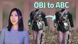 Transfer OBJ textures to Alembic (ABC) - Clo3d/Marvelous Designer to Cinema4D