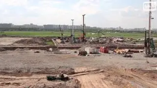 Сюжет со стройплощадки стадиона «Открытие Арена»