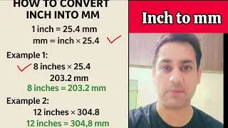 Inch to mm Conversion