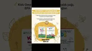 Çocuklar için Bağışıklık Desteği Ürün Seti Nutriway™ #amway #tbt #kesfetteyiz