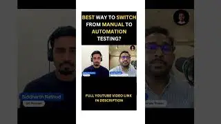 Manual to Automation Testing roadmap | Manual to Automation Testing