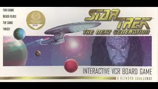Star Trek The Next Generation: A Klingon Challenge VCR Board Game - Review and How to Play