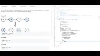 LeetCode #24 Swap Nodes in Pairs iterative solution using java