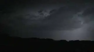 Lightning strikes in the dark...