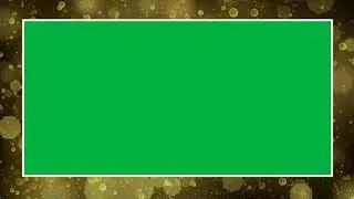 particles boarder frame green screen animation effects HD video || chroma key frame HD video
