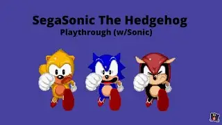 SegaSonic The Hedgehog (Arcade) Playthrough: (w/Sonic)