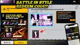 REDEEM CODE FREE BATTLE IN STYLE EMOTE T.R.A.P VIDEO MILESTONE FFAC FINALS PREDICTION CODE FREE FIRE