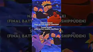 Naruto Uzumaki (FINAL BATTLE | Naruto Shippūden) vs Sasuke Uchiha (FINAL BATTLE | Naruto Shippūden)