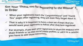 Video 14 - Advanced Webinar Marketing Strategies