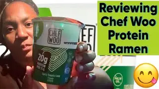 REVIEWING CHEF WOO PROTEIN RAMEN | GIVING FLOWERS TO @TheEssenceofSonia | #slaytember