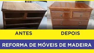 Reforma De Uma Cômoda Velha