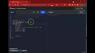 #46 Swap using pointers | Exchange using pointers | Interchange values | pointers in C | C in Tamil