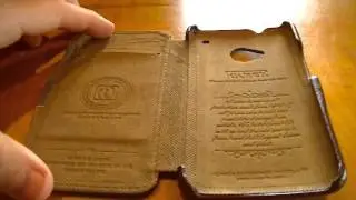 HTC One Leather Case 