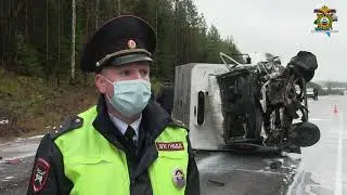 В Верхошижемском районе 3 человека, в том числе ребенок, погибли в ДТП с микроавтобусом