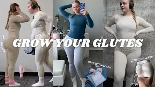 WORKOUT WITH ME | glute growth workout & tips + oner active try on haul