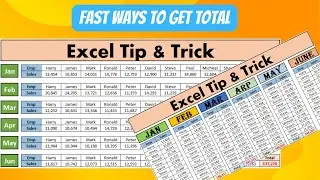 How to Master Excel Tips & Tricks For Fastest Total
