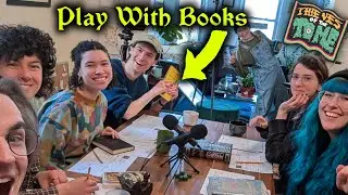 Playing a TTRPG with REAL BOOKS - Thieves of the Tome Actual Play