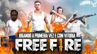 FREE FIRE - FICANDO EM PRIMEIRO JOGANDO PELA PRIMEIRA VEZ