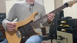 Shawn Lane Lesson. Mixolydian pentatonic phrase over EMinor 7 to AMajor 7