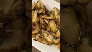 FUNGHI TRIFOLATI IN PADELLA FACILISSIMI #shorts