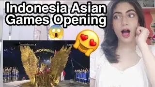 Asian Games Opening Ceremony Indonesia Reaction | Best opening EVER ? 🇮🇳 Reaction