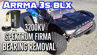 Arrma 3s blx motor bearing removal 3 easy methods | Spektrum Firma 3200Kv