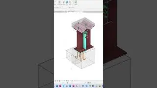 Steel Conection Detailing #architecture #autocadkh #mychannel