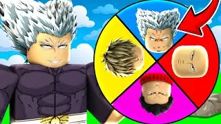 RANDOM WHEEL chooses my CHARACTER in The Strongest Battlegrounds..