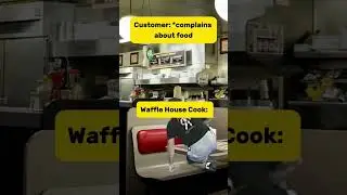 Bite ya tongue #wafflehouse #funny #food #chef