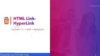 How to create a Hyper Link in HTML 🔥🔥🔥