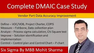 Complete DMAIC Case Study - Part data accuracy improvement