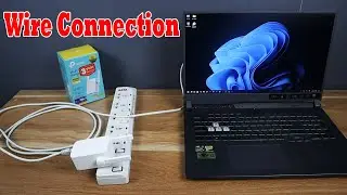 How to Connect Wire Ethernet TP Link N300 Wi-Fi Range Extender to Laptop