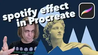 Spotify Effect in Procreate