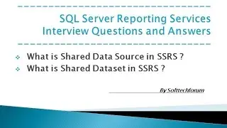 Interview Questions and Answers of SSRS Part II || MSBI Interview questions and answers