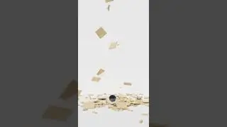 3D Jenga-Style Plank Building Destruction Created Using Blender