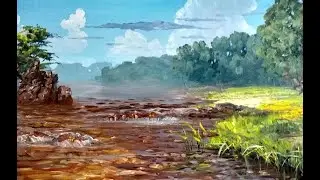 How To Paint A Shallow Stream Scene Final
