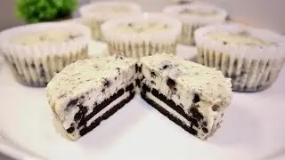 Cookies & Cream Cheesecake Mini Cupcakes