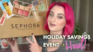 SEPHORA HAUL ✨ Holiday Savings Event 2022 || hiiii I'm back!