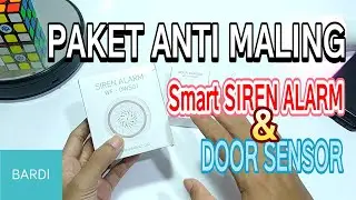 Review Home Security System Bardi Siren Alarm and Door Sensor | @BardiSmartHome