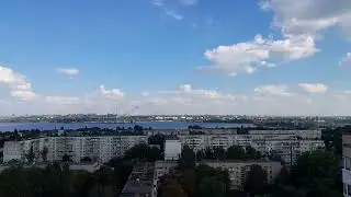 Запорожье с высоты птичьего полёта.