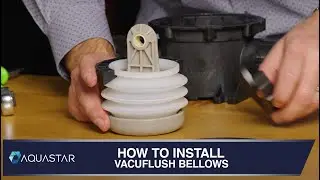 How To Install Dometic Vacuflush And Bellows.