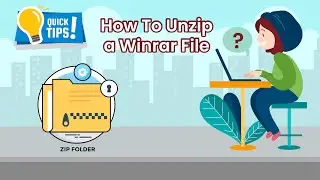 How to Unzip a Zip Folder using Winrar on Windows all version (Quick Tip)