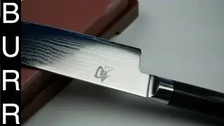 How to Sharpen a Shun Knife on a Naniwa 800 Japanese whetsone